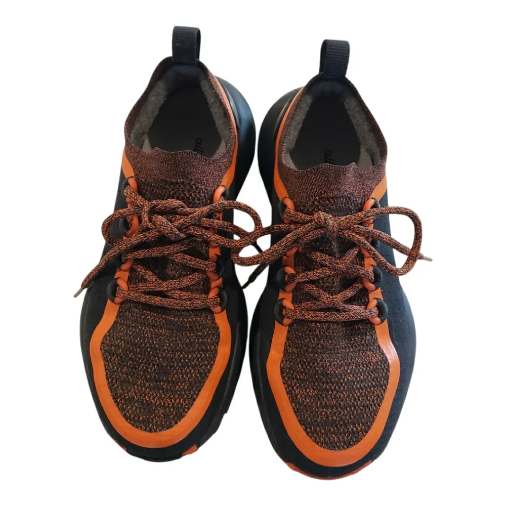 All birds Trail Runners SWT Sneakers Black Orange - Picture 3 of 8